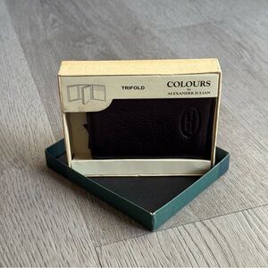 Colours by Alexander Julian Genuine Leather Trifold Wallet